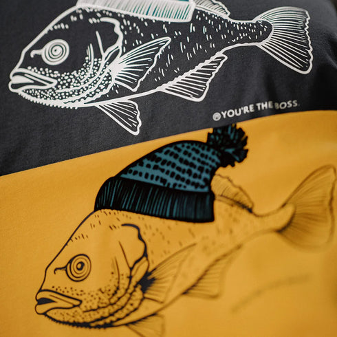 Vintage Flocked Animal Print T-Shirt – Men’s Cotton Summer Tee